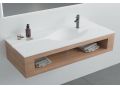 Design-Waschbecken,  aus Mineralharz mit fester Oberflche - MUNDI