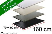 160 cm - Regenrinne mit Harzgitter - GUTTER COVER