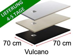 70 CM - Duschwannen aus Mineralharz, rutschfest - VULCANO
