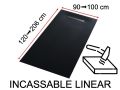 Flexible und ultra-widerstandsfähige Duschwanne mit Duschablauf – EXTREME LINEAR
