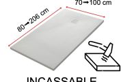 Duschwanne, flexibel und unzerbrechlich innovative Technik - UNBREAKABLE 150