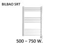 Handtuchwrmer, Breite 40 cm, elektrisch, fr Raumthermostat - BILBAO CABLE