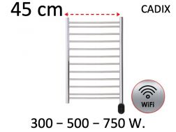 Designer Handtuchwärmer, elektrisch, Breite 45 cm - CADIX WIFI