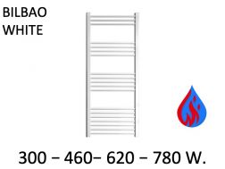 Design-Handtuchwärmer, hydraulisch, für Zentralheizung - BILBAO WHITE 50