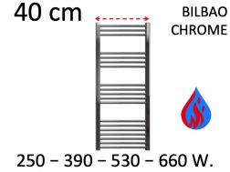 Design-Handtuchwärmer, hydraulisch, für Zentralheizung - BILBAO CHROME 40