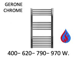 Design-Handtuchwärmer, hydraulisch, für Zentralheizung - GERONE CHROME 50