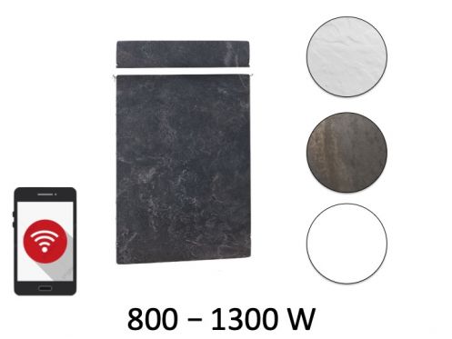 Design Handtuchtrockner, elektrisch, mit Wrmespeicher - STONEHENGE WIFI Rechteck