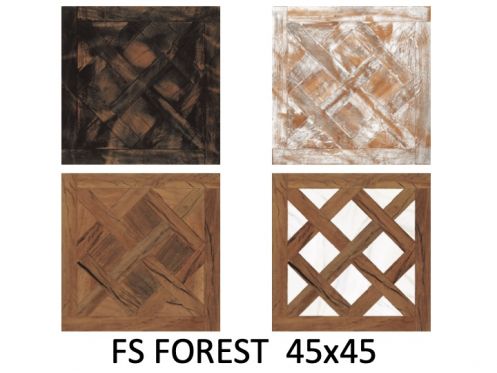 FS FOREST 45x45 - Fliesen in Altholzoptik