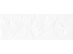FIBER 30x90 cm - Weiße Design-Wandfliesen
