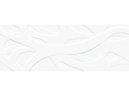 OTLET 30x90 cm - Weiße Design-Wandfliesen