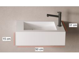 Handwaschbecken, aus Solid-Surface - MINI UMBRIEL STANDARD