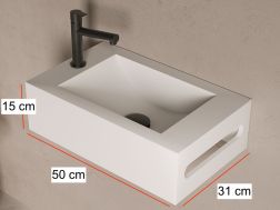 Handwaschbecken, aus Solid-Surface - MINI DIONE STANDARD