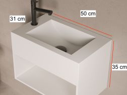 Handwaschbecken, aus Solid-Surface - MINI DIONE MIDDLE