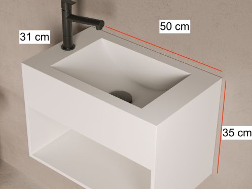 Handwaschbecken, aus Solid-Surface - MINI DIONE MIDDLE