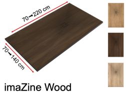 Duschwanne, Digitaldruck, Holzoptik - imaZine WOOD