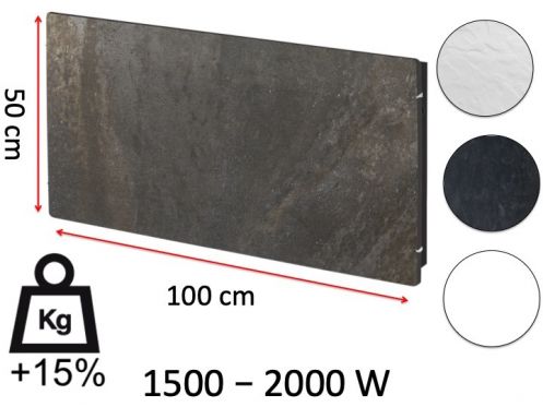 Designheizkrper, elektrisch, mit Wrmespeicher __plus__15__percent__ - STONEHENGE Horizontal