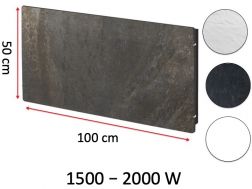 Designheizkörper, elektrisch, mit Wärmespeicher - STONEHENGE Horizontal