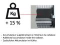 Design Handtuchtrockner, elektrisch, mit Wrmespeicher - STONEHENGE Vertical