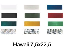 Hawaii 7,5x22,5 cm - Wandfliese, Design