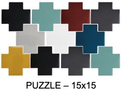 PUZZLE 15x15 cm - Wandfliese, Design