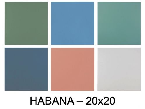 HABANA 20x20 cm - Boden- und Wandfliesen im Zementfliesen-Stil
