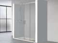 Duschtr, zwei zentrale Schiebetre, 140 cm - HIT 225