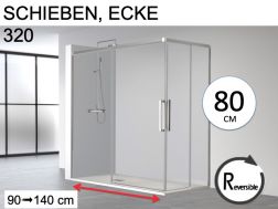 Dusch-Schiebetüren 80 cm - HIT 320