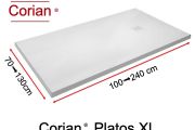 Duschwanne Corian, extra flaches - PLATOS CORIAN
