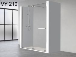 Duschtür, Schiebetür, 8 mm Glas - VY210