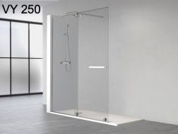 Duschwand, gleitend, 8 mm Glas - VY250