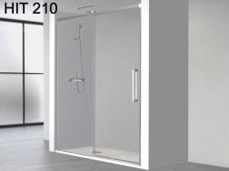 Duschschiebetür, mit Festglas - HIT 210