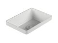 Waschbecken, wandhngend oder Arbeitsplatte, aus Mineralharz - ROSETTE 45
