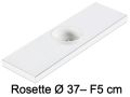 Waschbecken, wandhngend oder Arbeitsplatte, aus Mineralharz - ROSETTE  37