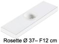 Waschbecken, wandhngend oder Arbeitsplatte, aus Mineralharz - ROSETTE  37