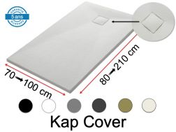 Duschwanne mit Harzablaufabdeckung - KAP CORVER