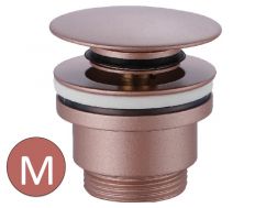 Push-Up Ablaufventil Waschbecken Champagne Matt