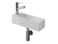 Waschbecken, 15x42 cm, Hahn links - RECTO 42 B