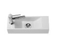 Waschbecken, 15x42 cm, Hahn links - RECTO 42 B