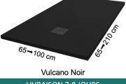 Duschwannen aus Acrystone®-Harz, VULCANO SCHWARZ 200