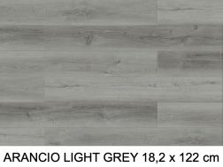 ARANCIO LIGHT GREY 18,2 x 122 cm - Aufsteckbare PVC-Klinge im Parkett-Stil 5,5 mm