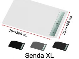 Duschwanne extra flach, glatt - SENDA