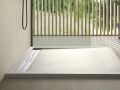 Duschwanne, Dachrinne, Acrystone-Harz - VULCANO SIDE INOX 200