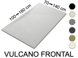 Seitliche Duschwanne, Design Gosse - VULCANO FRONTAL