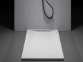 Duschwanne mit wandintegrierter Design-Duschrinne - GLASGOW