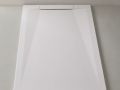 Duschwanne mit wandintegrierter Design-Duschrinne - GLASGOW