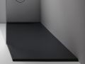 Duschwanne mit Designerrinne, GLASGOW 130