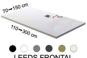 Duschwanne mit seitlichem Abfluss, LEEDS FRONTAL