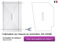 Design-Duschwanne mit zentralem Ablauf - CARDIFF 180