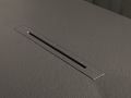 Design-Duschwanne mit zentralem Ablauf - CARDIFF 180