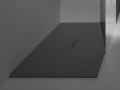 Design-Duschwanne mit zentralem Ablauf - CARDIFF 180